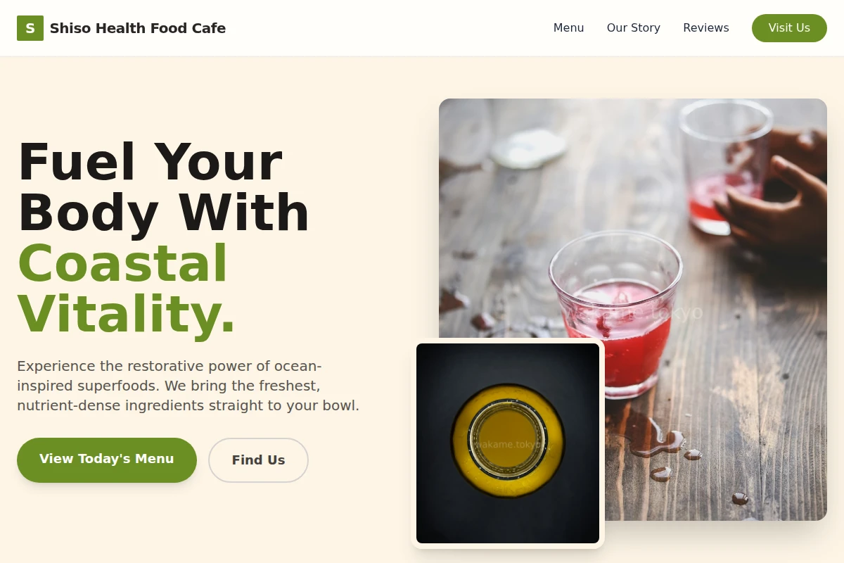 Shiso Health Food Cafe