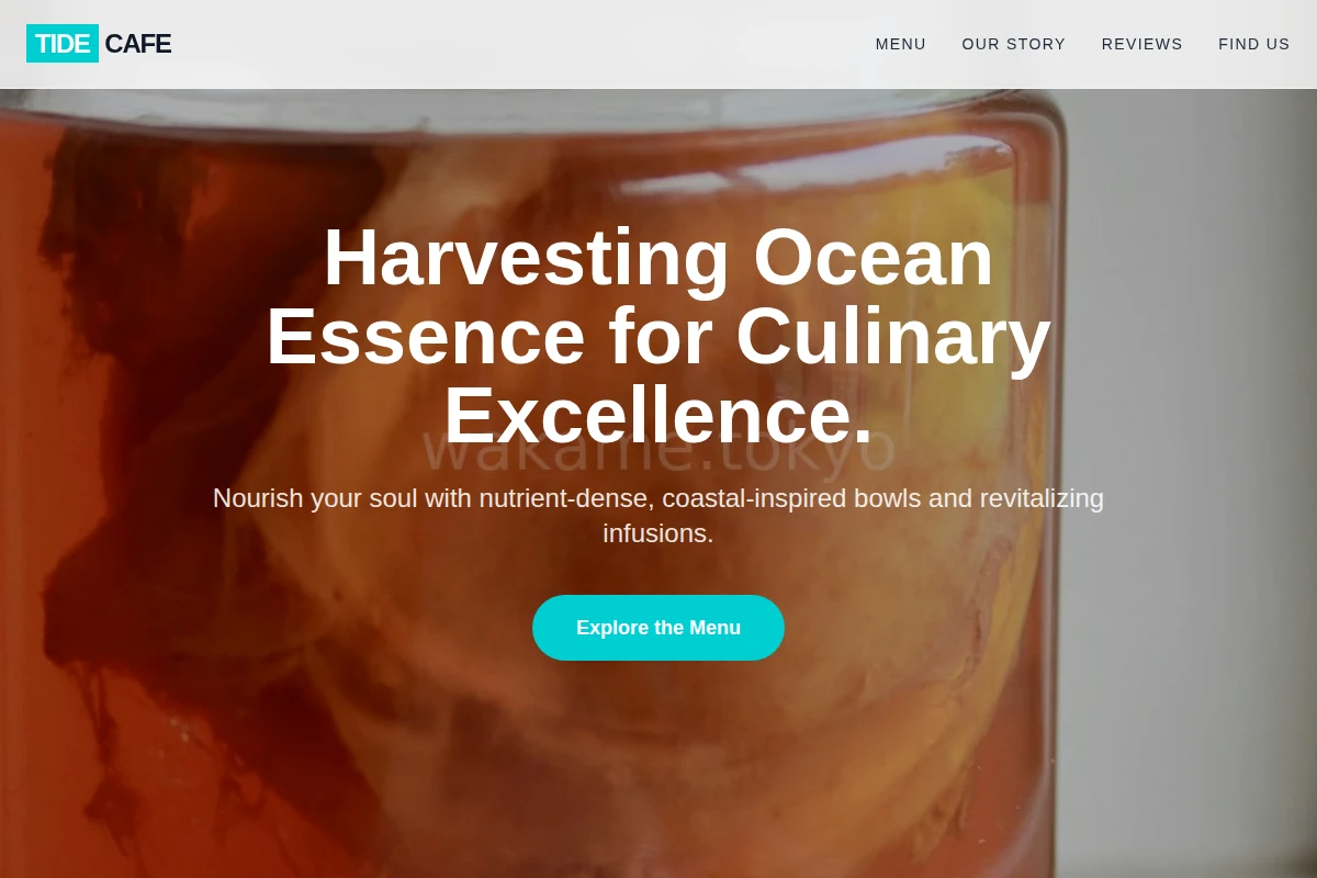 Tide Health Food Cafe