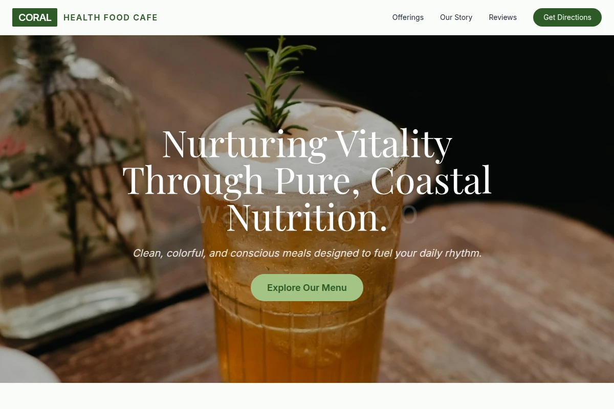 Coral Health Food Cafe
