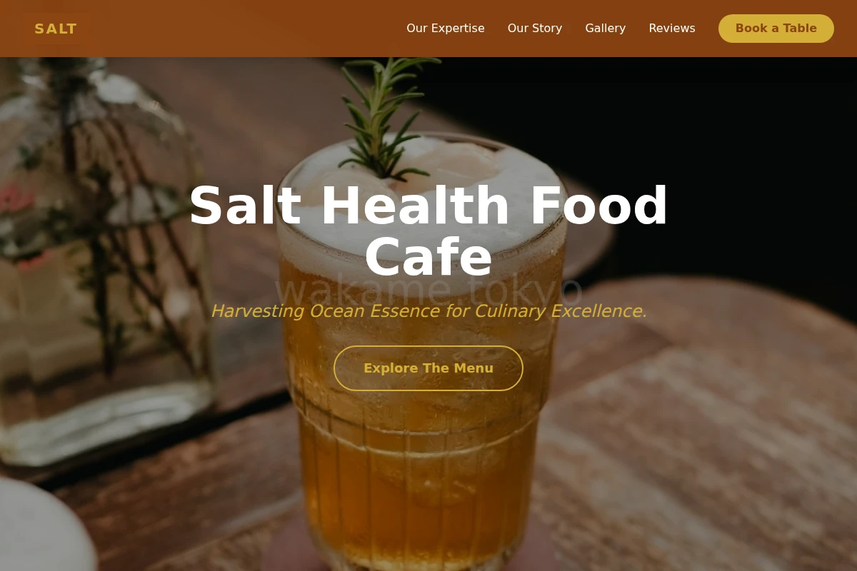 Salt Health Food Cafe