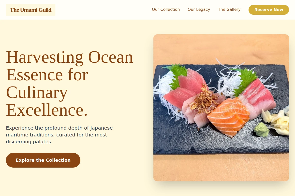 Gourmet Japanese Food