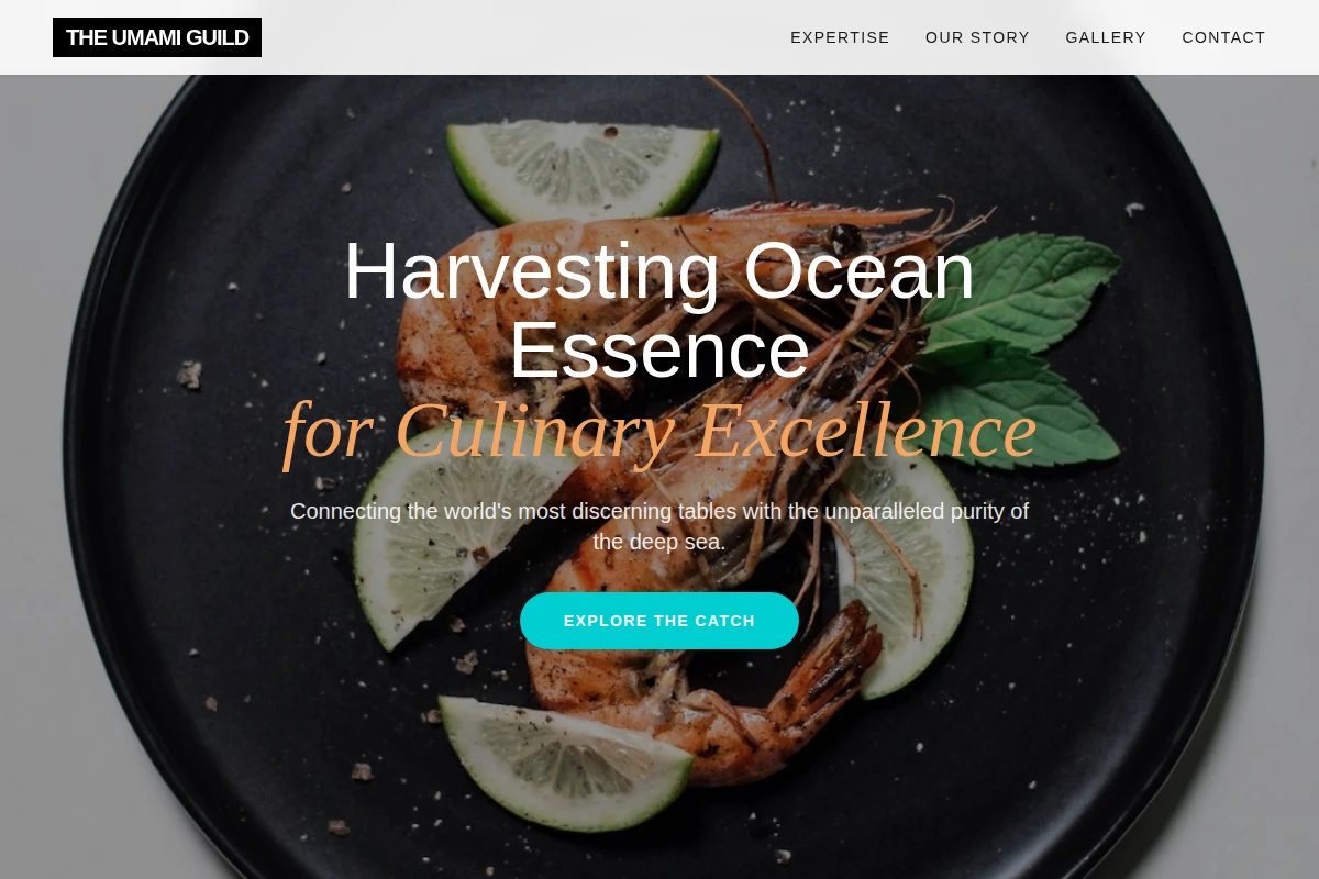 Minimalist Seafood