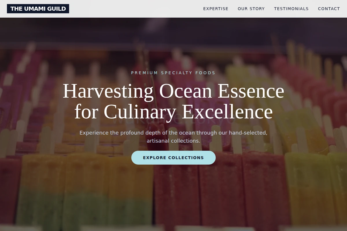 Culinary Specialty Food