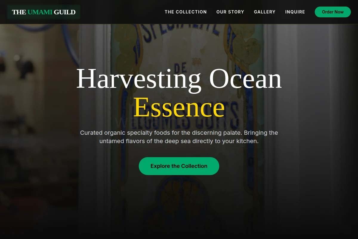 Organic Specialty Food